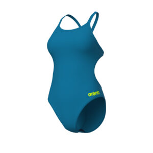 Team Swimsuit Challenge Solid Blue Cosmo / Acid Lime