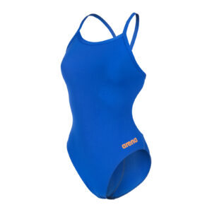 Team Swimsuit Challenge Solid Neon Blue / Team Orange